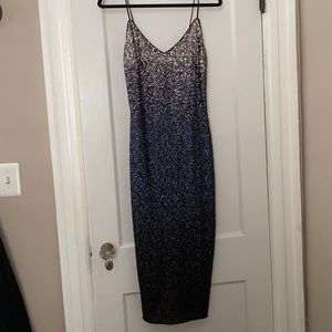 NWT Laundry by Shelli Segal Ombré Sequin Dress